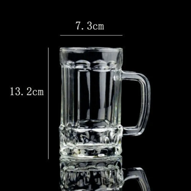 Self Explosion Glass (Medium Crystal Beer Glass) Stage Magic Tricks Mentalism Professional Magic Props Illusions Mind Street Bar