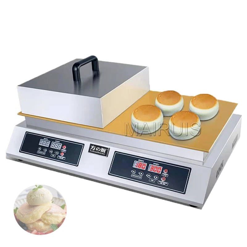 2600W Commercial Digital Display Souffle Machine Fluffy Soufflé Pancakes Maker Machine Intelligent Timing Soufflé Cake Machine