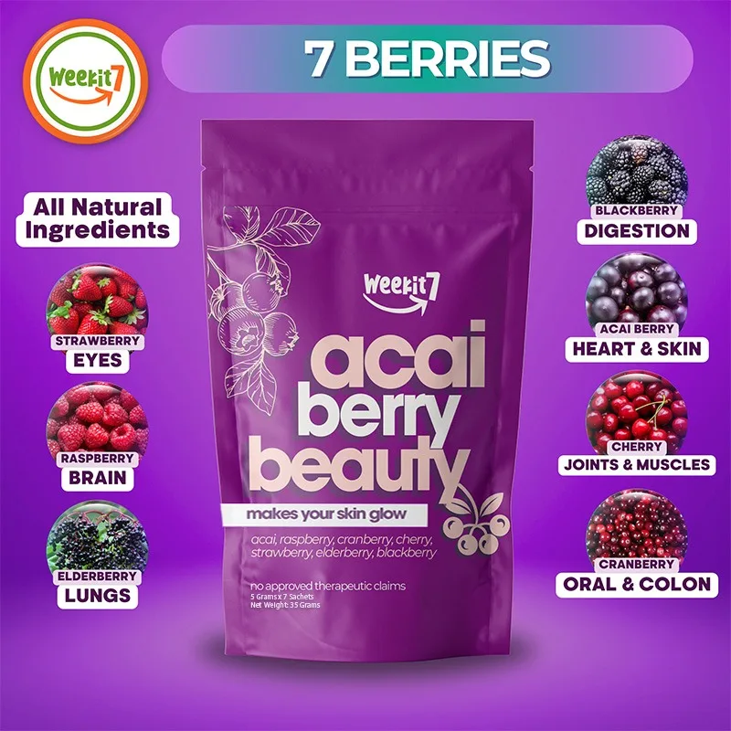 

Acai Berry Beauty Antioxidant Rich Superfood для поддержки иммунитета и детоксикации UTI/PCOS