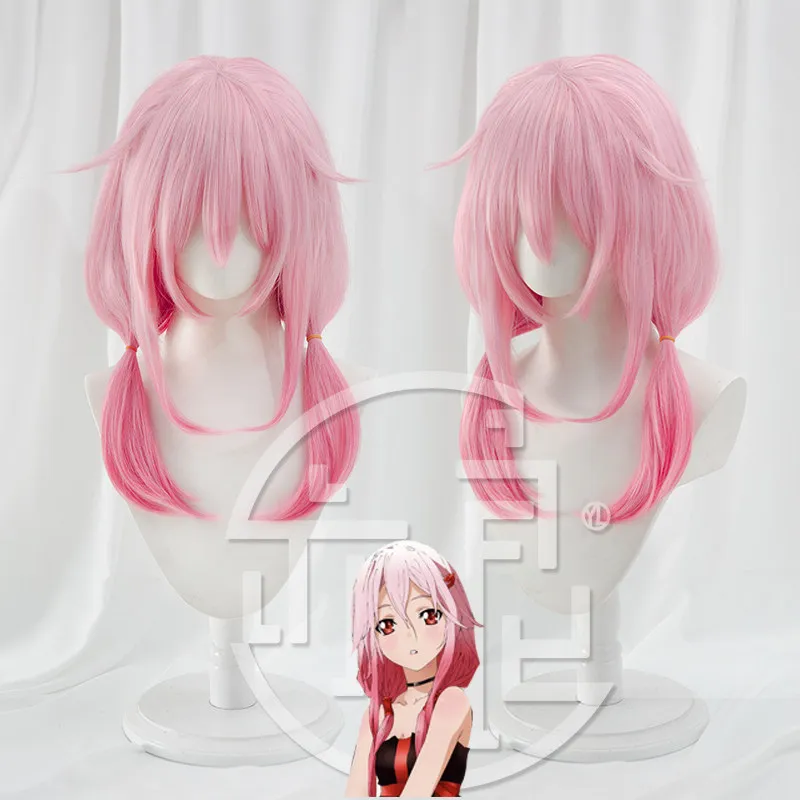 

Anime Guilty Crown Inori Yuzuriha Cosplay Wig Halloween Carnival Party Props Synthetic Hair Heat Resistant Fiber + Wig Cap