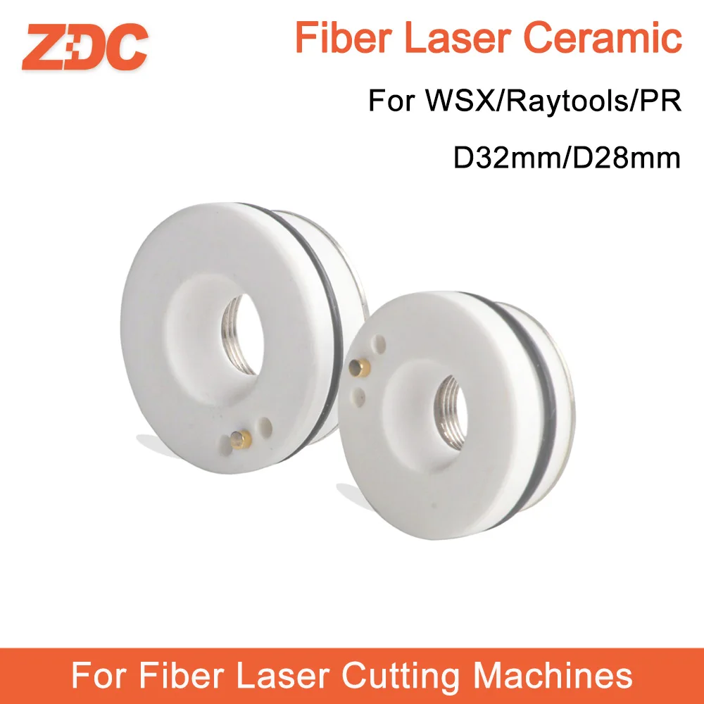 Laser cerâmico 28/32mm OEM Precitec/WSX/Raytools cerâmica KT B2 CON P0571-1051-00001 suporte de bico para cabeça de corte a laser de fibra