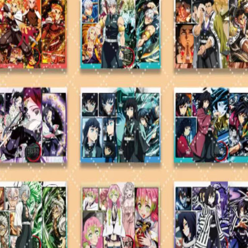 2025年 鬼滅の刃 高透明アクリルクリスタルブロック 卸売 アニメキャラクター コレクションカード ホビー ギフト 子供向けおもちゃ