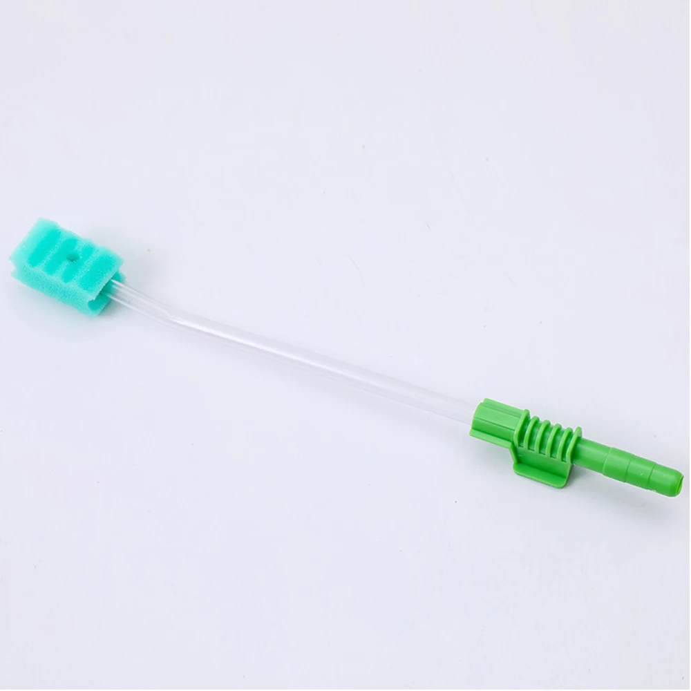 

1pc ICU Suction Swab Oral Cleaning Care Disposable Medical Sponge Toothbrush Single Use Suction Toothbrush System Oral Hygiene