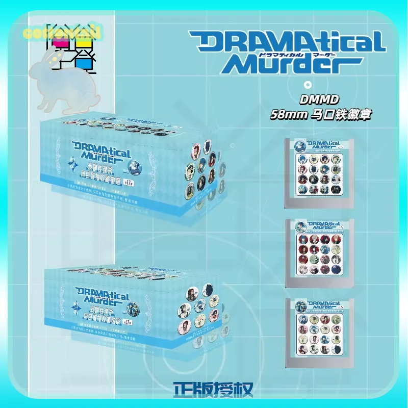 

Original Dmmd Character Badge Series Vol.1-3 Blind Bag Aoba Koujaku Anime Peripheral Collect Toys Acg Decoration Girl For Gift