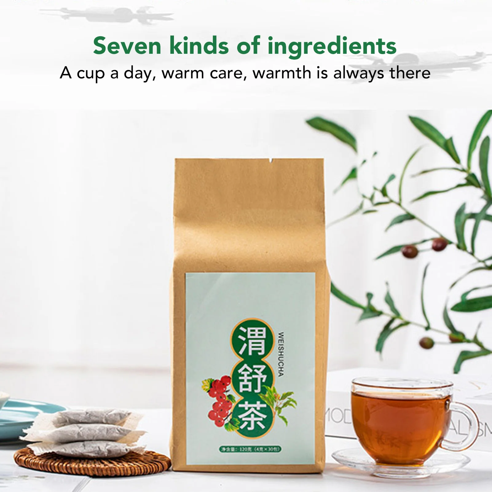 30 Bags Clove Tea Bags Individual Tea Bags Herbal Gentle Organic Healthy Wellness Tea Bags