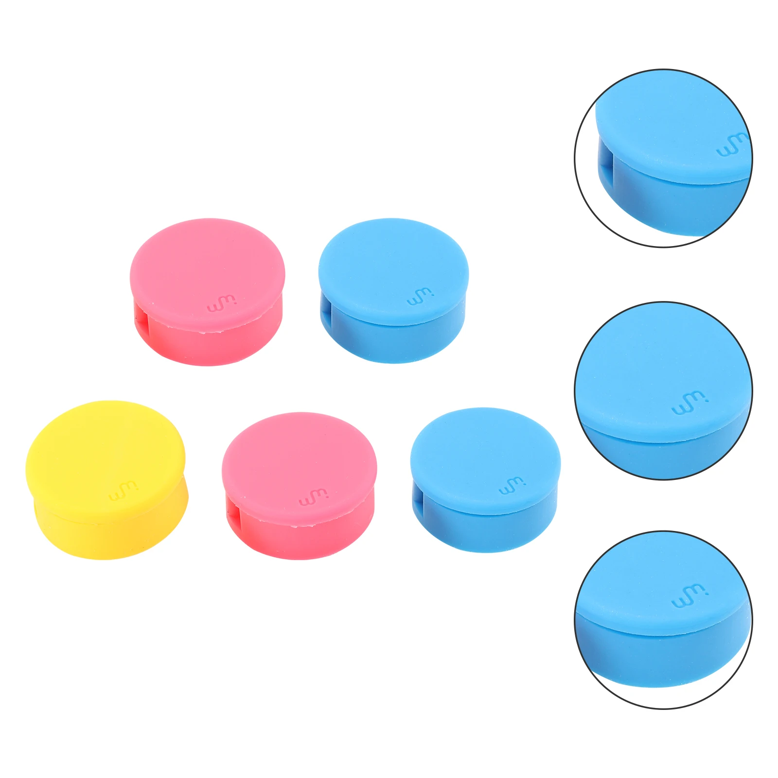 

5 Pcs Wire ganizer Soft Silicone Cord Winder Desktop ganizer Earphones Cable Management Phone Screen Cloth Storage Box