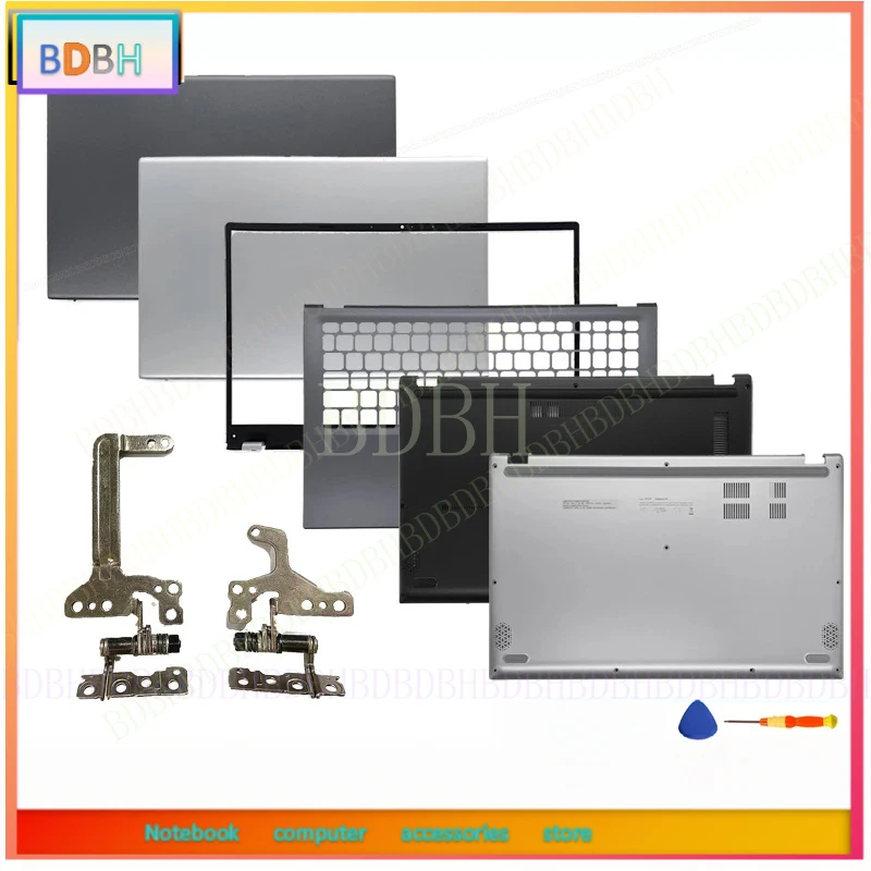 For VivoBook 15 X512 V5000F V5000J V5000D X512F A512 A512F F512 Laptop LCD Back Cover Front Bezel Palmrest Hinges Bottom Case