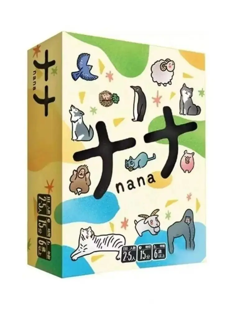 NANA777 Jeu de société 2-5 joueurs Famille/Fête Jeu de table drôle Amis Divertissement Jeu de stratégie Nanatoridori