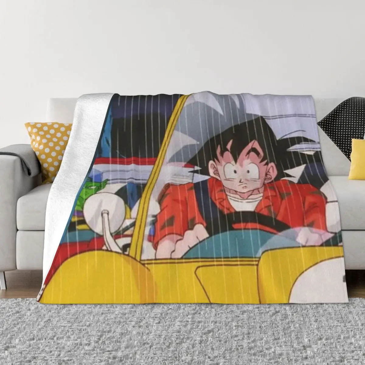 

Dragon Ball Z Dragonball Anime Merch Blanket Soft Flannel Throw Blanket Comfortable Bedspread