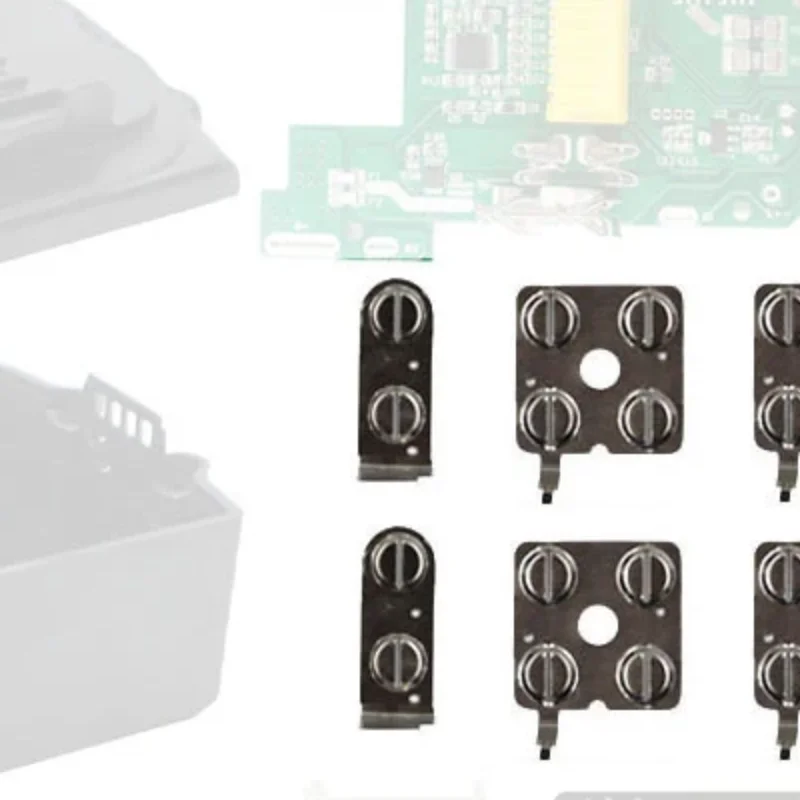 

1Set Nickel Sheet Lithium Battery Pack Electric Tool 18650 Li-ion Cell Connector BL1830 For 18V Li-ion Battery Box LXT BL1860