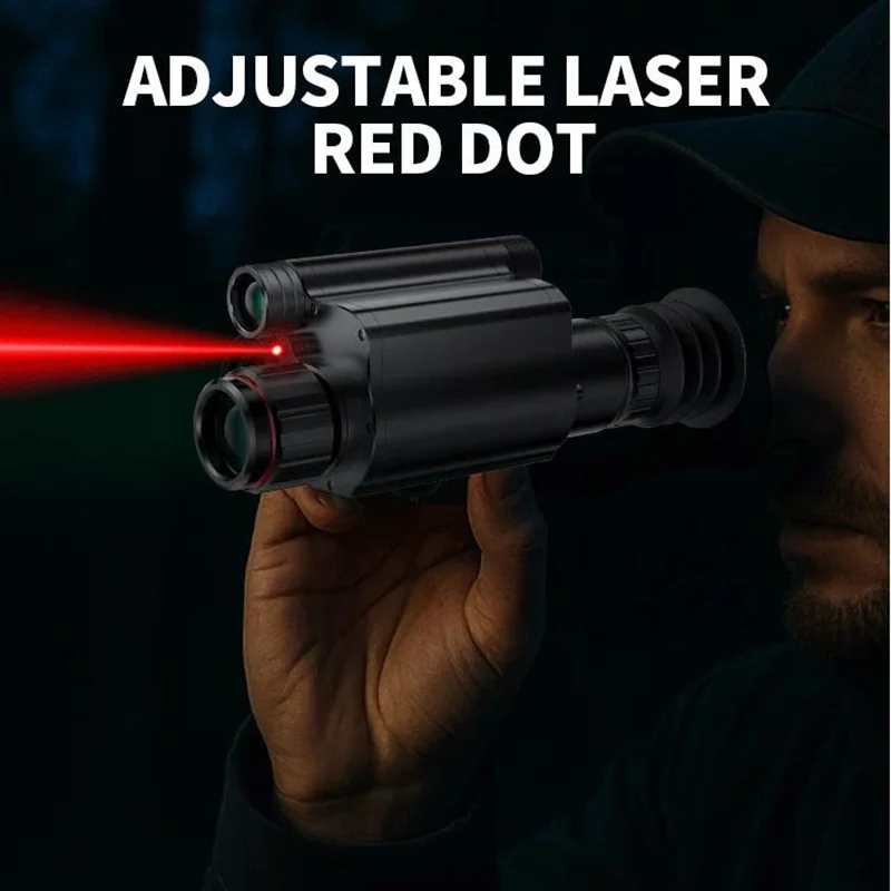 NV077-940nm نطاق الرؤية الليلية للصيد مع واي فاي يوم/ليلة ثنائي الاستخدام ليزر الأشعة تحت الحمراء تلسكوب لا يصدق ملحقات تكتيكية خارجية