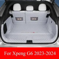 For Xpeng G6 XiaoPeng 2023-2024 PU Trunk Mat Car Waterproof Floor Mat Car Accessories Fully Surrounded Original Factory