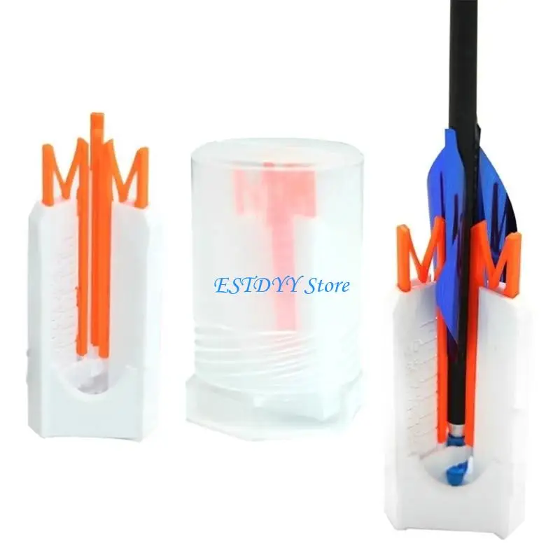 

G6DE Light weight Archerys Fletching Jigs With Antislip Grip For Secure Handling