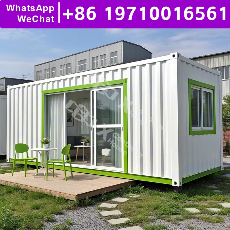 

Energy Efficient Modular Temporary Housing Cabin Steel Green Building Earthquake Resistant Flat Pack House Prefab Portable Units