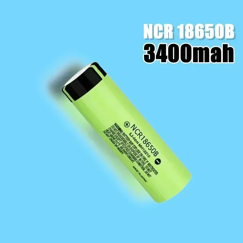 2024novo para original ncr18650b 3.7v 3400 mah 18650 bateria recarregável de lítio baterias lanterna