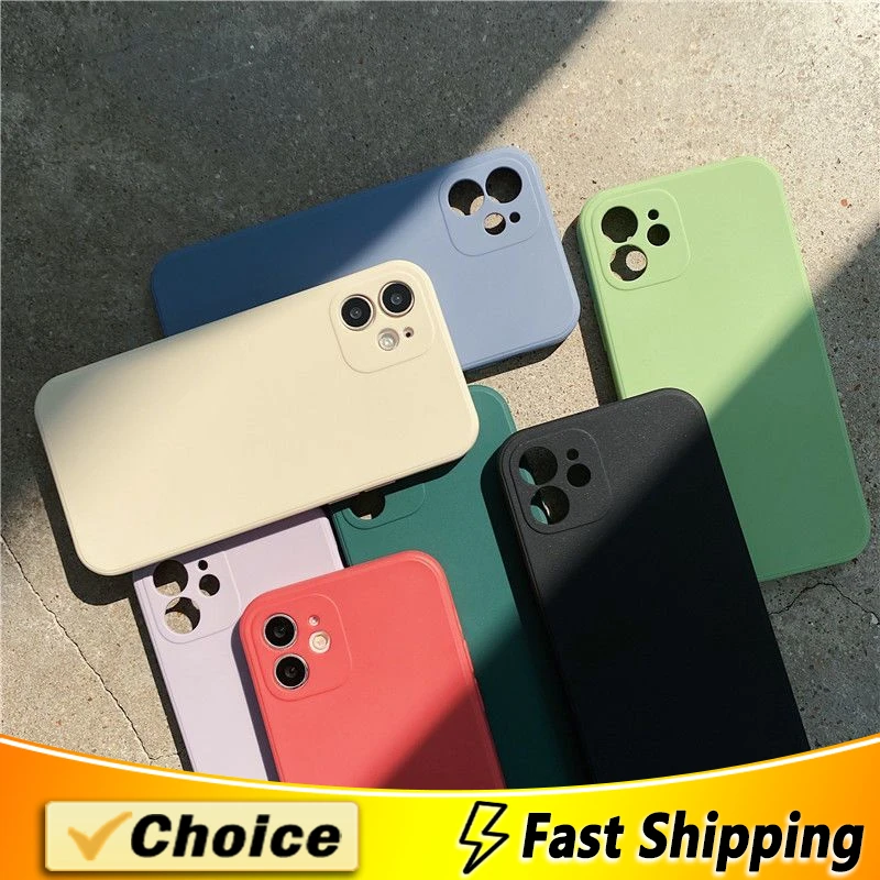 Mofang Silicone Phone Case For iPhone 11 12 13 14 15 Pro Max XS X XR 7 8 15 6 Plus SE 2020 Camera Lens Protection Cover