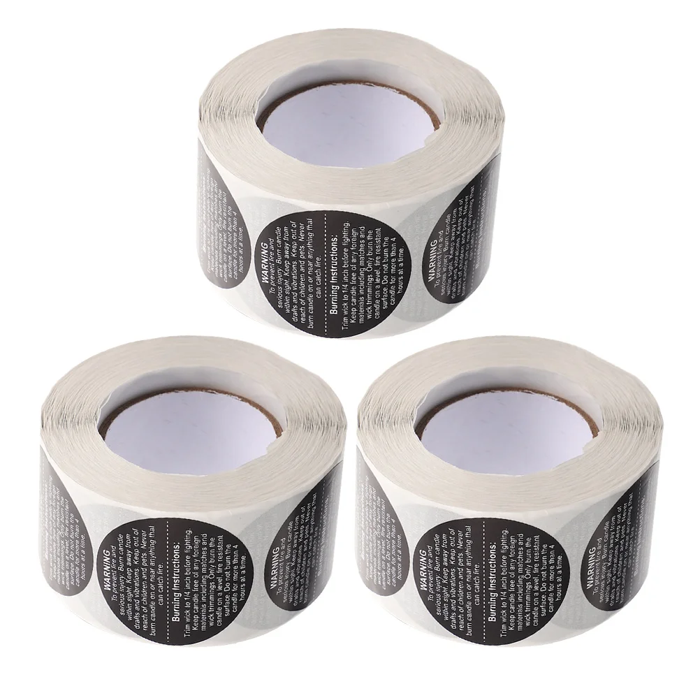 

Caution Labels DIY Scented Cup Stickers Safety Warnings Aromatherapy Stickers Versatile Use Home Office Hotels