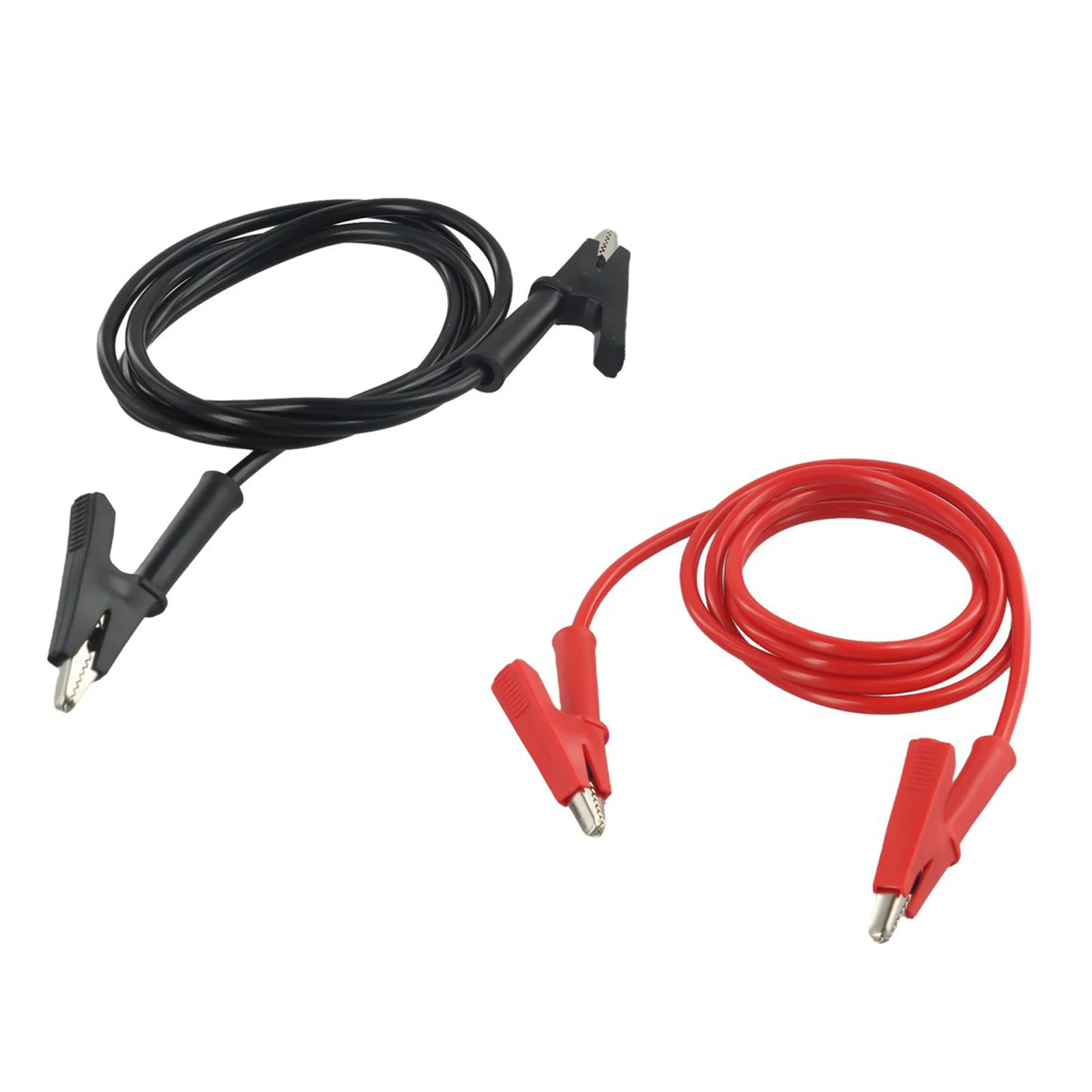For Electrical Testing Tools For Multimeter 2PCS Silicone Wire Cable 14 AWG 6.6 Ft/2m In Length for alligator Clips