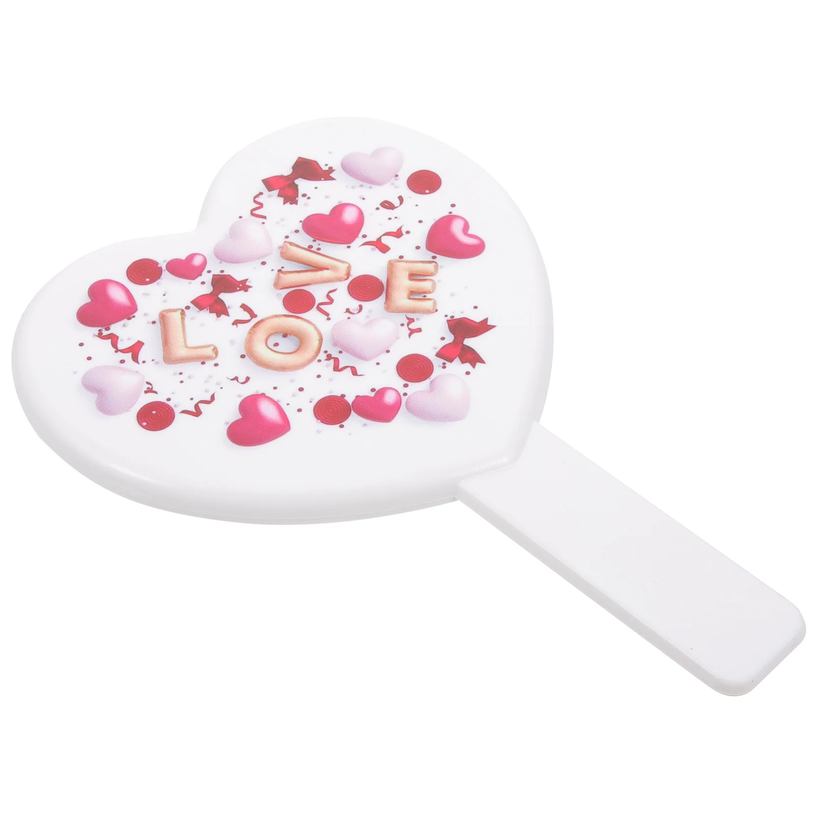 

Heart Shaped Vanity Mirror Handheld Makeup Mirror High Definition Clear Durable Travel Makeup Accessories Stylish Travel Mirrors