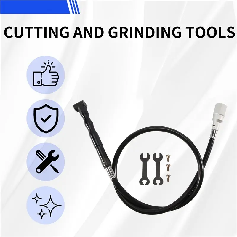 ABHI-3Mm 90 Degree Air Grinder Pneumatic Tool Micro Grinder Grinding Polishing Tool Set Electric Grinder Transfer Head Part