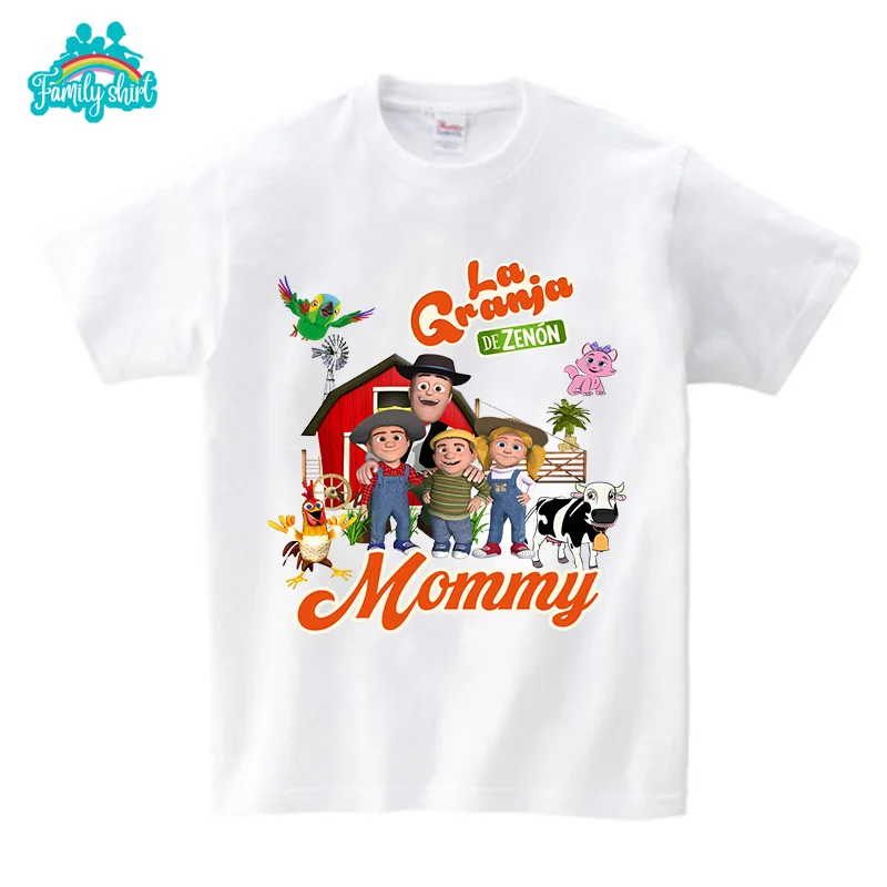 Farm Family T Shirts Birthday Shirt Matching T-shirt 2022 Party Matching Clothes Outfit Kids Clothes Baby Jumpsuit Custom Name
