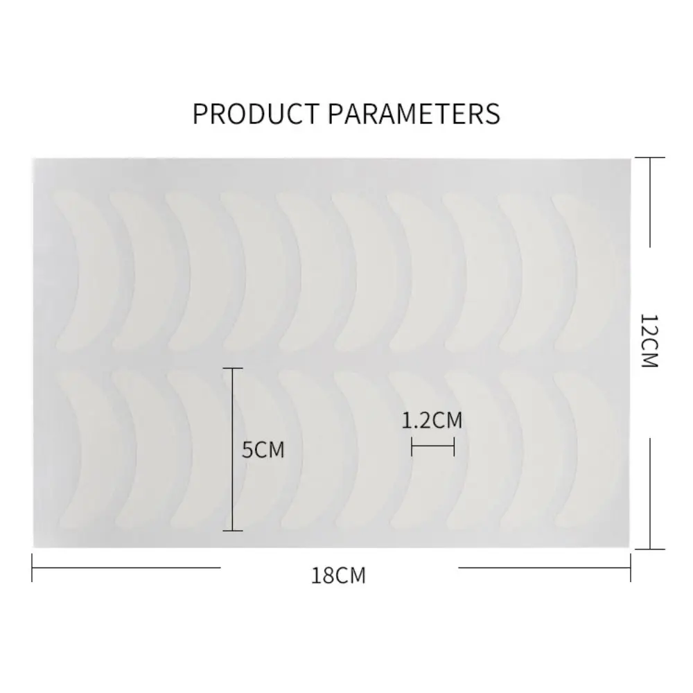 Patchs d'extension de cils pour Salon, outils de maquillage blancs, tampons de Gel sous les yeux, autocollant de séparation naturel, 100 pièces/ensemble