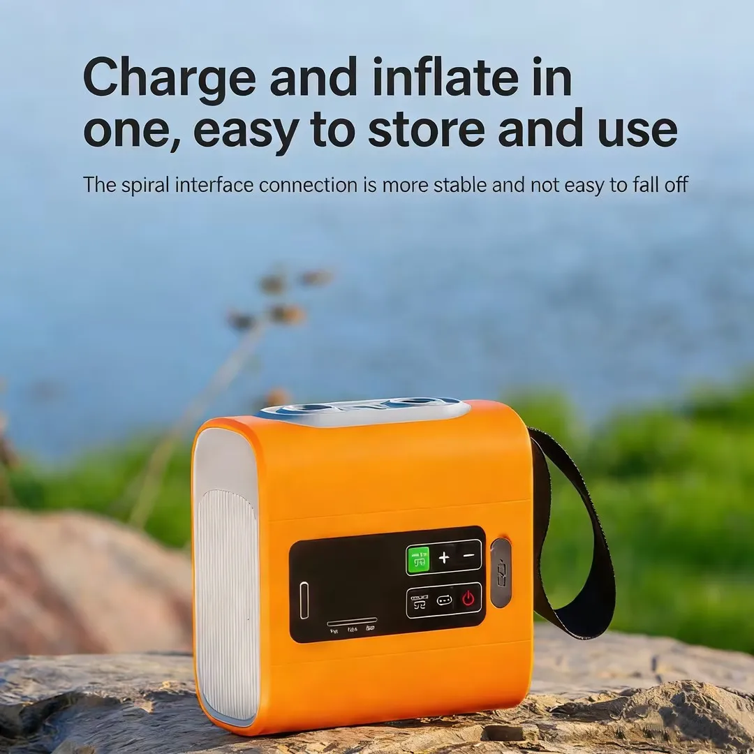 High Voltage Wireless Inflator with Rechargeable Lithium Battery | 12 psi | Portable Inflatable and Deflating Pump