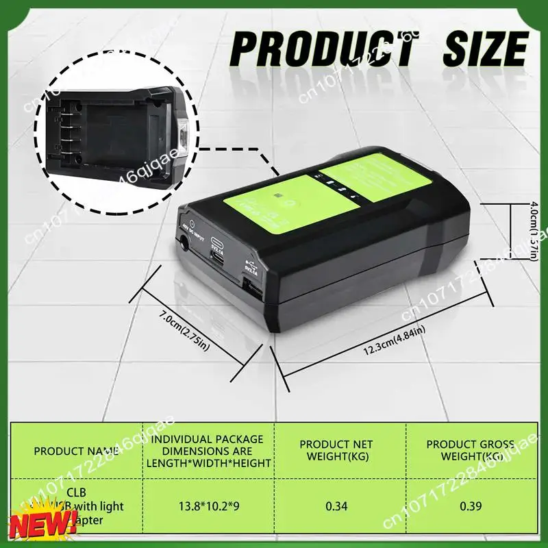 

A48I GLB40V адаптер для Greenworks Glibo 36-40V литиевые батареи защита от перезаряда электрический инструмент