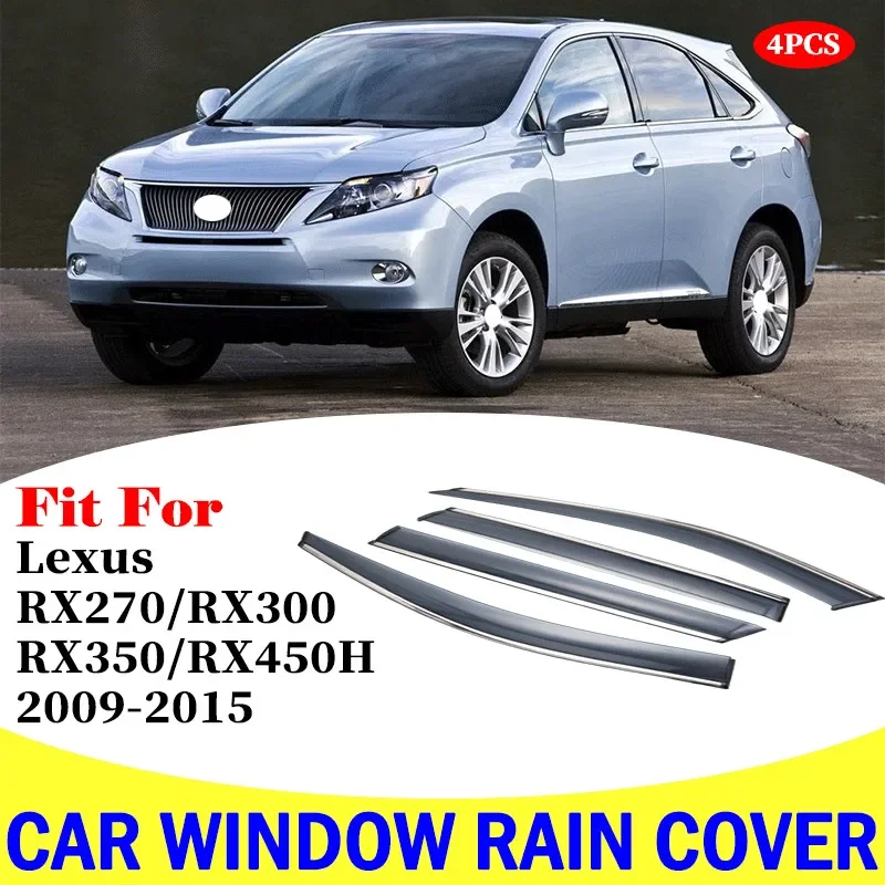 

FOR Lexus RX270 RX350 RX300 RX450H window visor car rain shield deflectors awning trim cover exterior rain cover car accessories