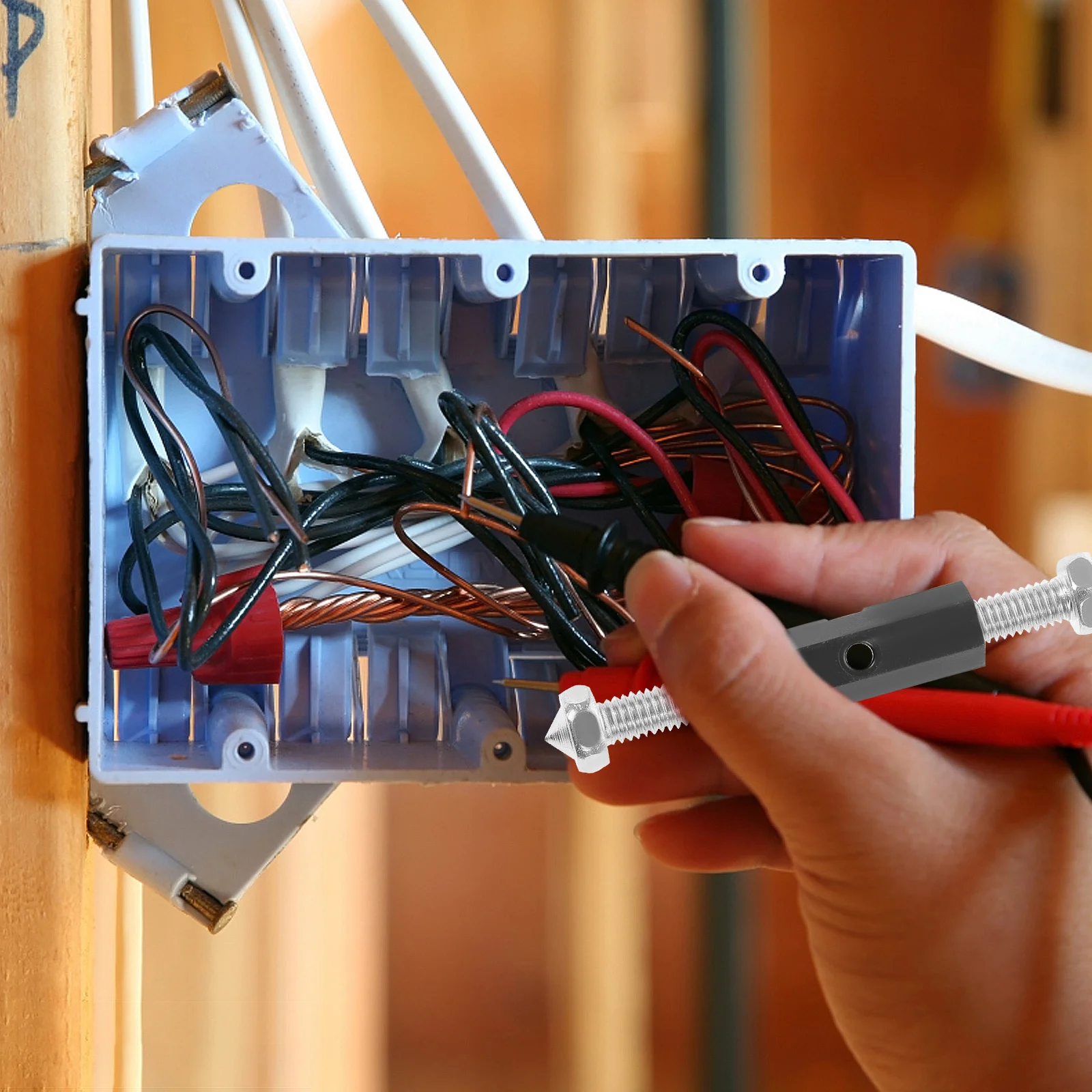 

10pcs Dark Repair Tool 86Mm Adjustable For Loose Junction Box Wall Plate Support Rod Cassette Repair Device Electrical Box