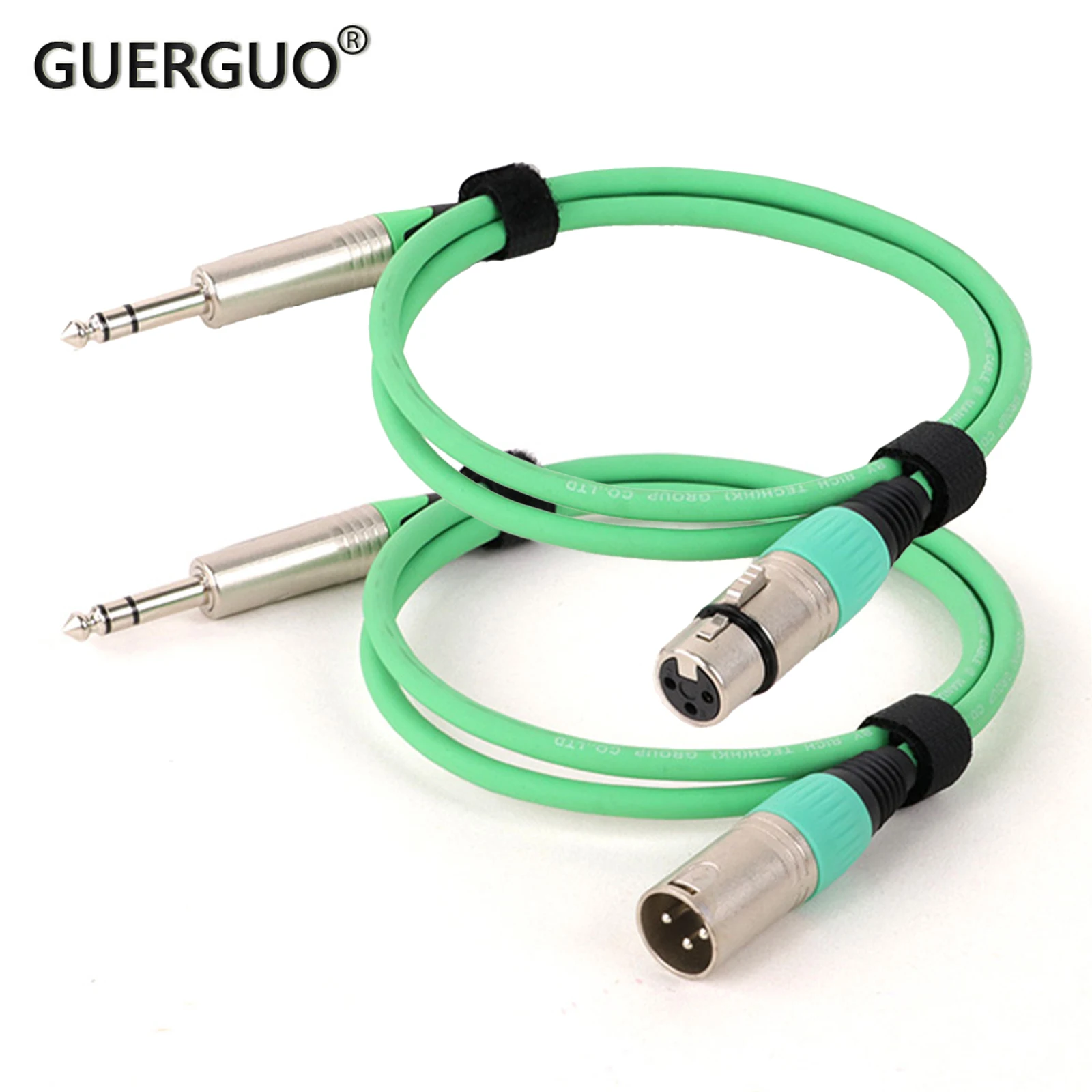 6.35 1/4'' TRS Male to 3-Pin XLR Cable-Female/Male XLR to Stereo Jack 6.3/6.5mm (1/4