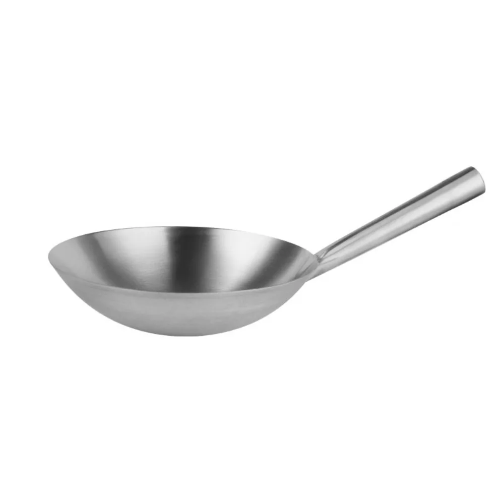 

Kitchen Cookware Stainless Steel Stir-fry Wok Chinese-style Thickened Frying Pan Anti-corrosive Water Ladle Restaurant