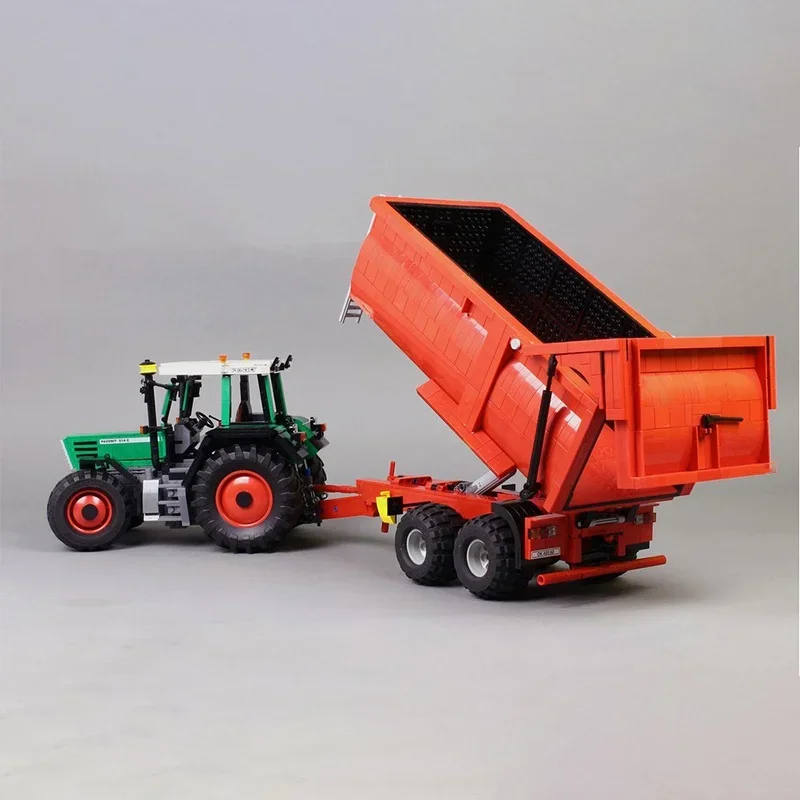 1349 個 MOC クランプティッパートレーラーテクニカルモデルビルディングブロック建設 DIY クリスマスギフト教育玩具レンガ子供