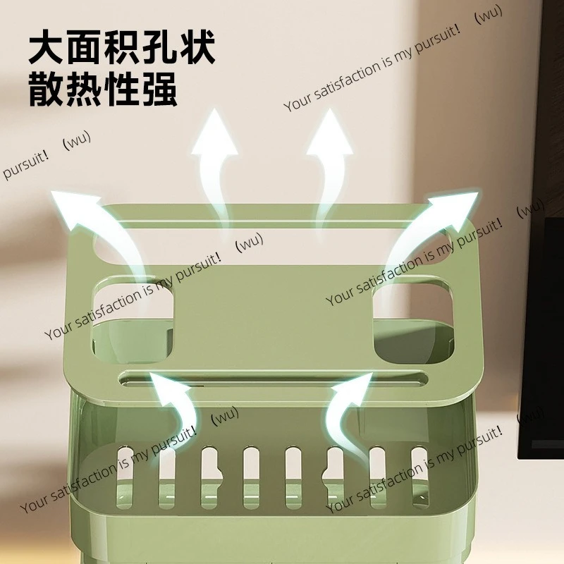 Router storage box Home wireless wifi TV set-top box Shelf Multi-layer large charger storage box