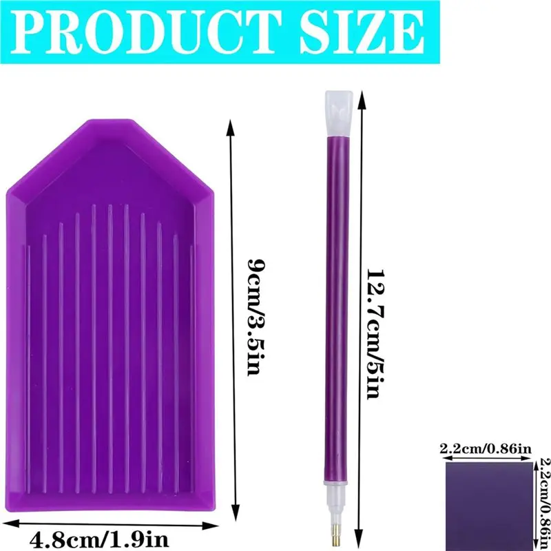 3 Set 5D Diamond Art Painting Tools And Accessories Kit, Diamond Art Painting DIY Accessories view 3