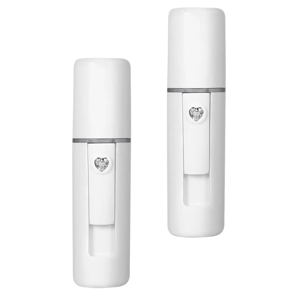 

2Pcs Beauty Sprayer Mist Humidifier for Face Skin Moisturizing Spa Salon Use Portable Nano Spray Steam Device Travel Fan