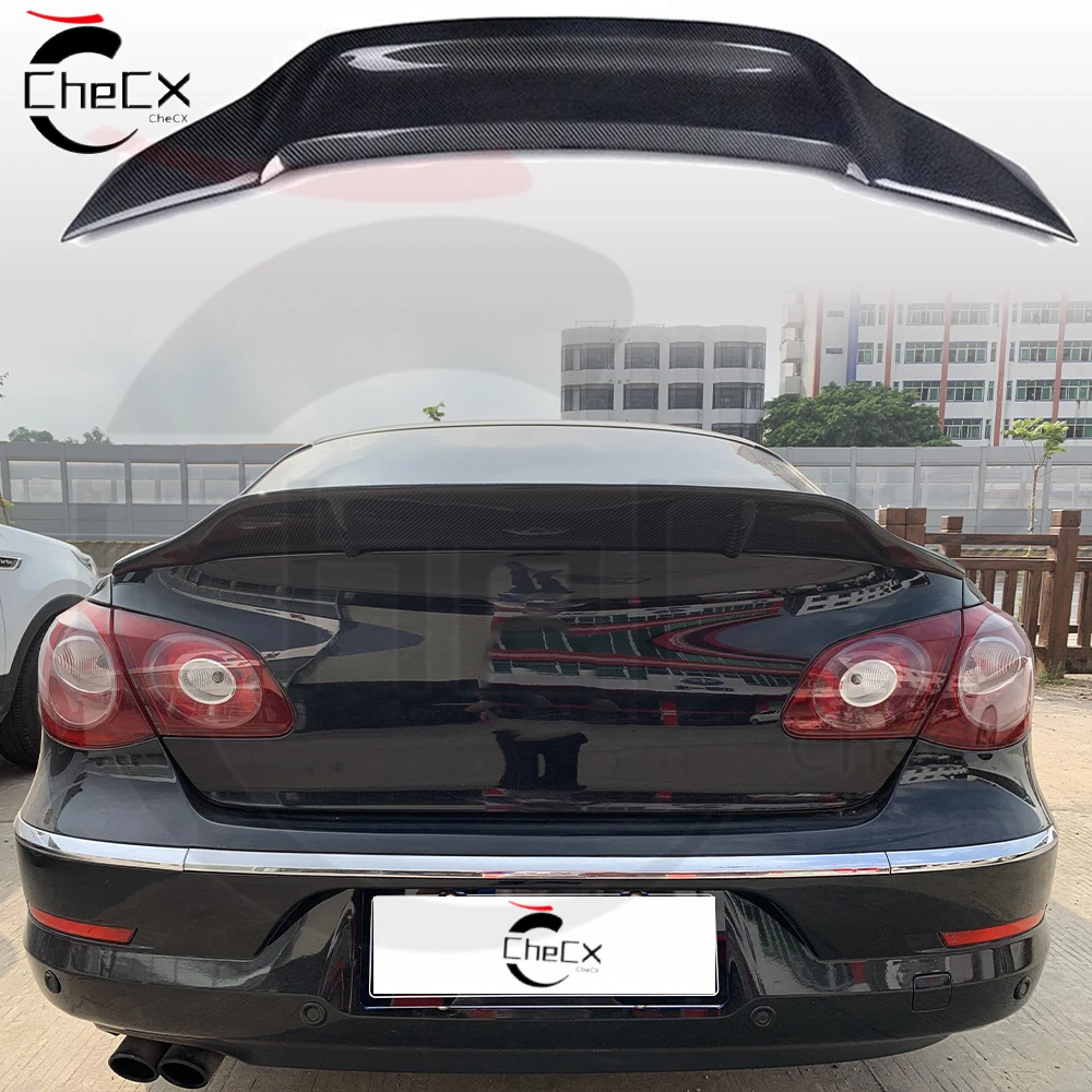 

Suitable for 2009-2018 Volkswagen CC High Quality Fiberglass Rear Spoiler Trunk Lid R Style Spoiler Tail Wing