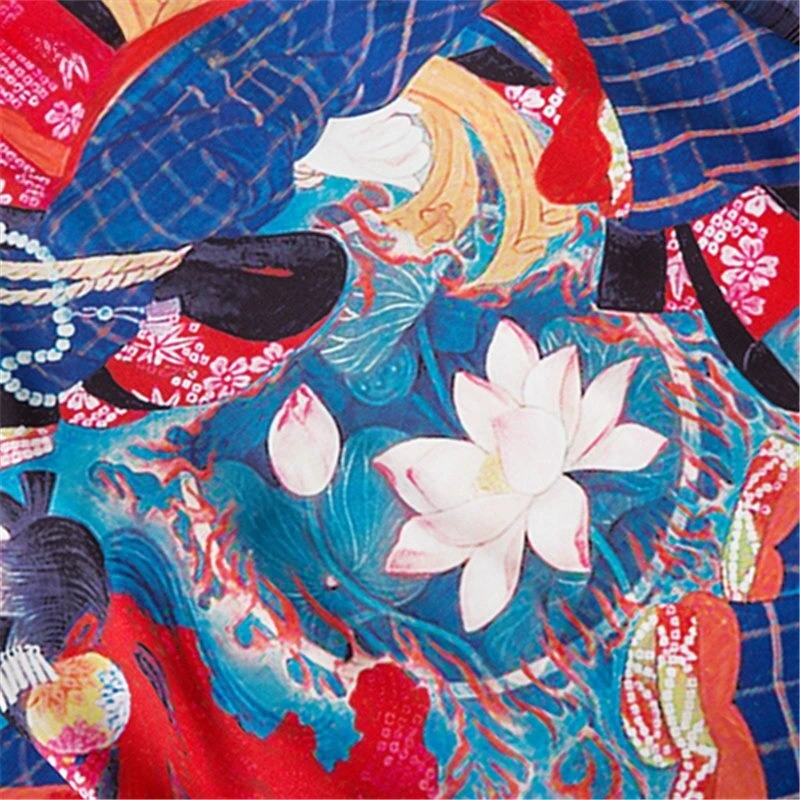 سترة صيفية فضفاضة من UKIYOE ملابس الساموراي اليابانية للنساء والرجال Harajuku Haori كيمونو كوسبلاي يوكاتا