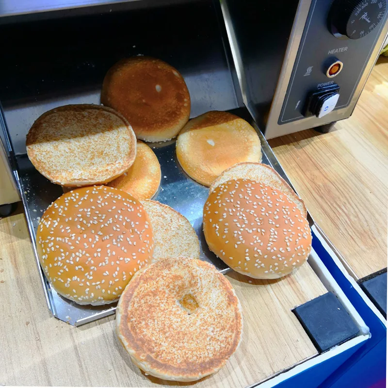 Commercial Electric Conveyor Toaster/Bread Toaster With Cover Toaster Pain Hamburger