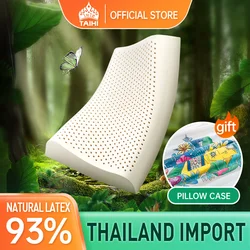 TAIHI Thailand Latex Pillow For Neck Pain Protect Vertebrae Health Care Orthopedic Massage Pillows For Sleeping For Bedroom