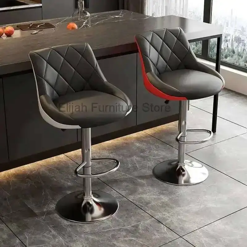 Krzesło barowe wysokie Krzesło barowe stołek prosty z oparciem wysoki stołek do baru blat kuchenny krzesło barowe wysokie meble restauracyjne