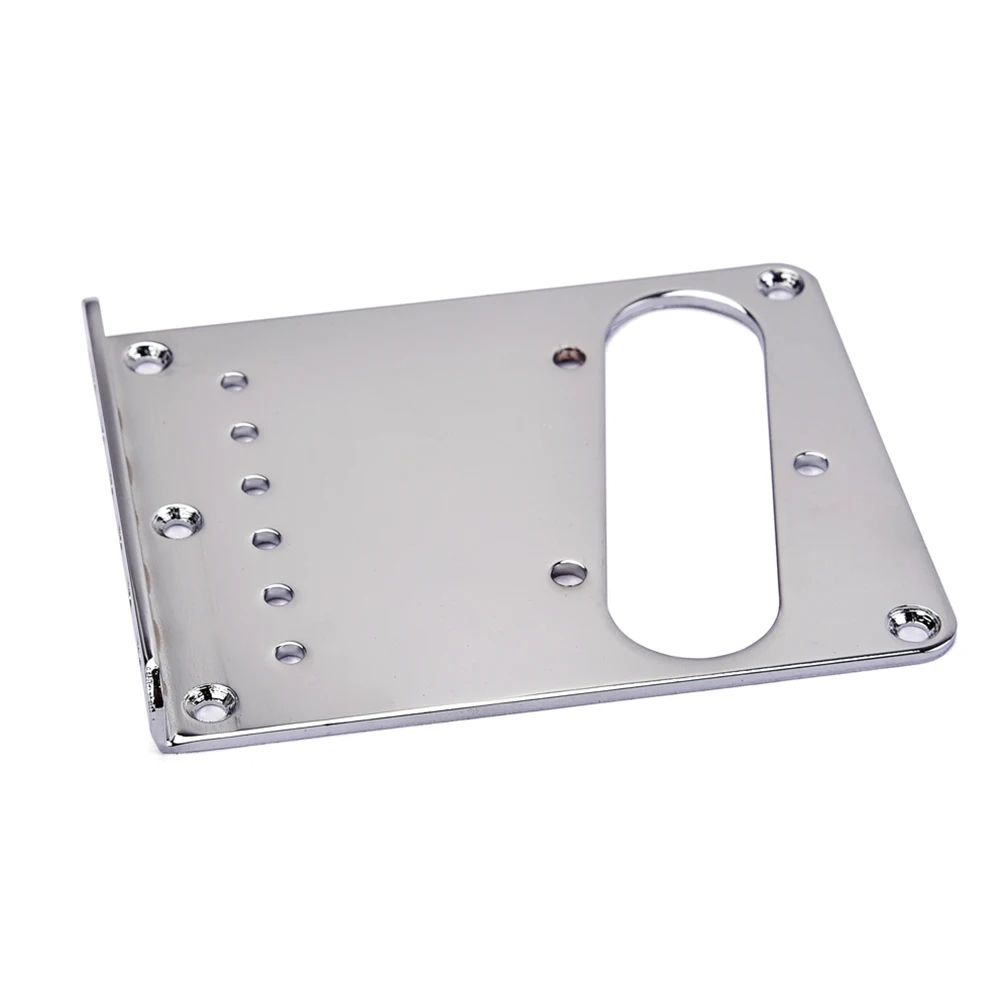 

Electric Guitar Bridge Plate Top-Loading Chrome Steel Pickup Replacement 6 String Tl Guitars 98X80X11Mm Silver