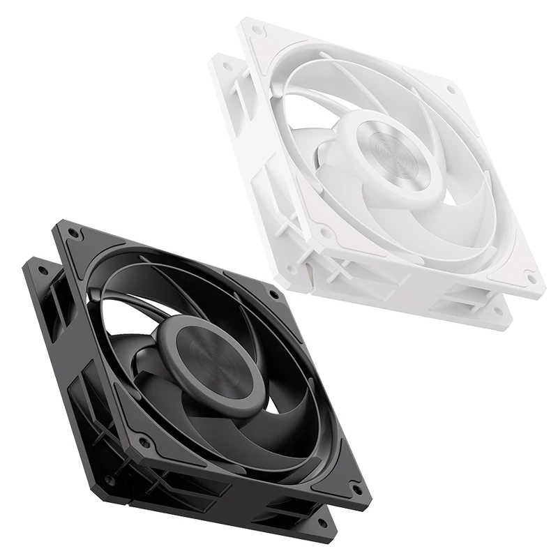 TEUCER Computer-CPU-Kühlerlüfter, 120 mm, leistungsstarke 3000 U/min, geräuscharme Lüfter für CPU/Gaming-PC und Wasserkühlungskühler