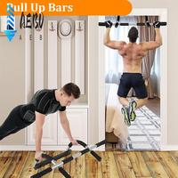 AEB0-Wall Mounted Pull Up Bar - Chin Up Bar For Doorway, Multi-Gym Home Fitness Equipment With Enhanced Door Frame Protection
