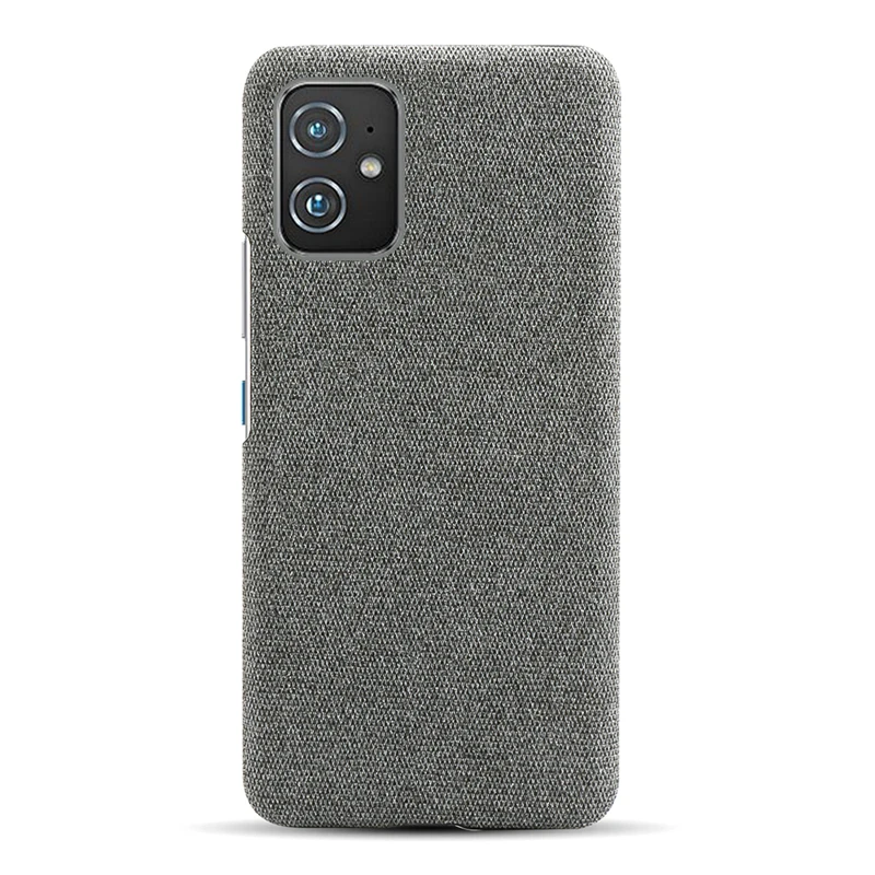 capa For ASUS ZenFone 8 Case Hard PC Shockproof Woven Textile Fabric Cloth Back Cover For zenfone 9 чехол