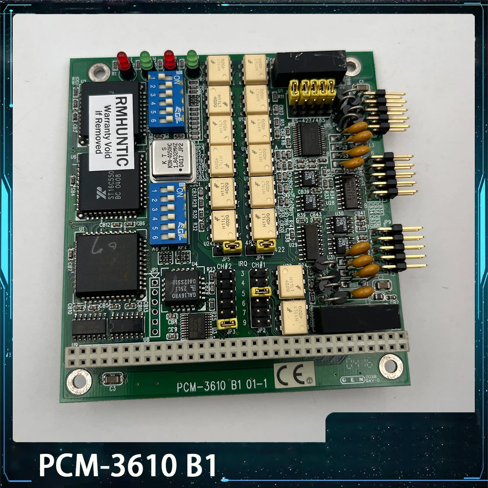 PCM-3610 REV.B1 For Advantech Serial Port Card PC104 Bus Capture Card PCM-3610 B1 Industrial Control Motherboard