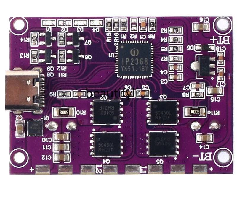 Asmt42 módulo de carregamento rápido bidirecional, fonte de alimentação móvel modificada para carro com tensão step-up e step-down de alta potência