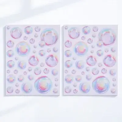 

1 set 1 Set Ocean Theme Sticker Wall Decorative Stickers Pvc Removable Peel Stick Decal For Living Room Bedroom Wall Art Decor