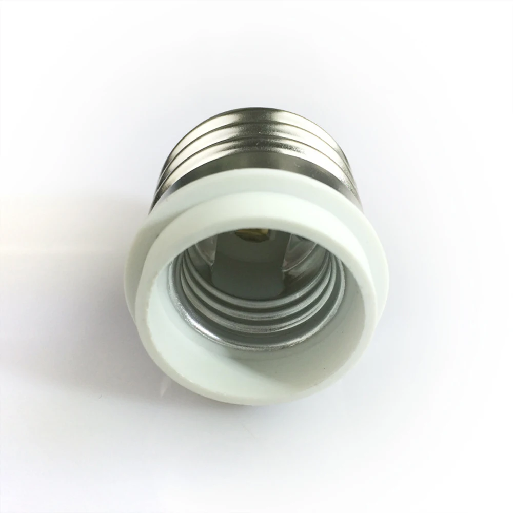 1pcs White E40 to E27 Converter LED Light Base Lamp Bulb Adapter Screw Socket E27 to E40 Lamp Holder