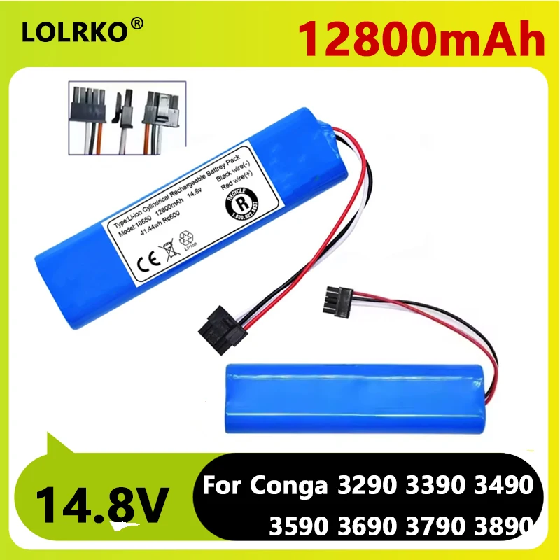 14.8V Replacement Battery For Xiaomi Robot Vacuum S10/ Vacuum-Mop P/2S NR18650 MH1-4S1P-SC Sweeping Mopping Robot Vacuum Cleaner